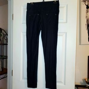 Black jeggings 1X